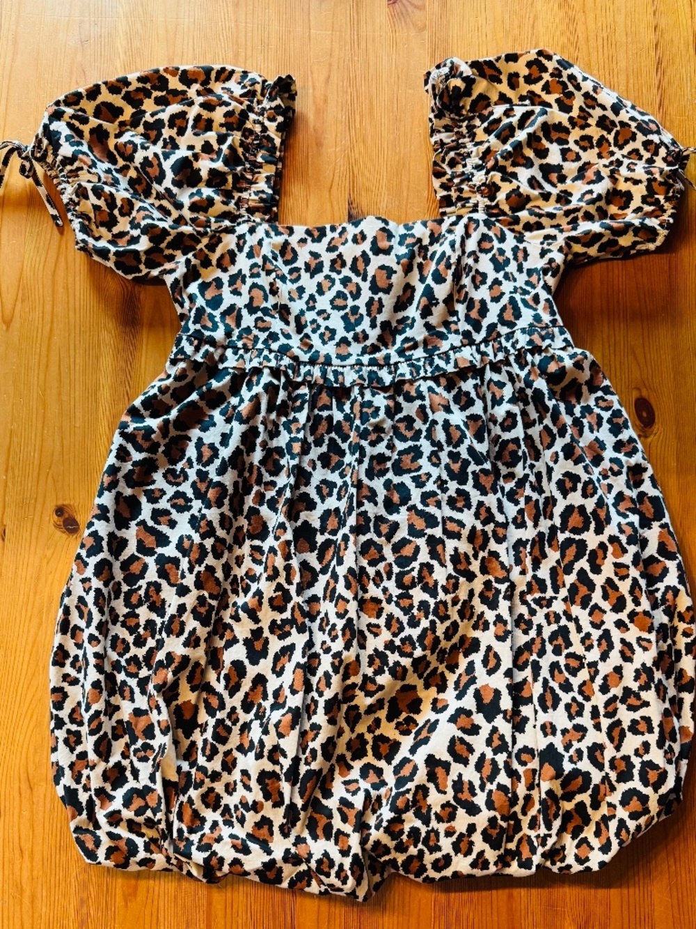 Cheetah Print Bubble dress